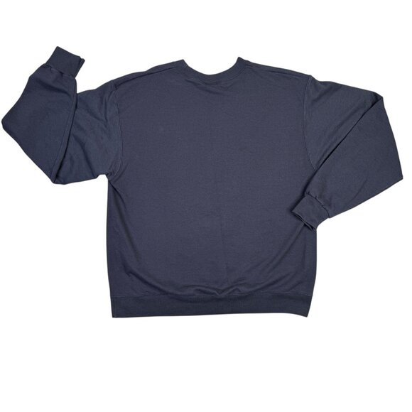 Wilkes University Sweatshirt Mens Large L Navy Blue Champion Crewneck Pullover - Picture 2 of 8